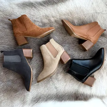 Buy Heeled Chelsea Boots online Lazada .ph