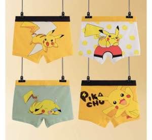 Kinchobabyshop - #กางเกงในเด็ก (เซ็ต 4 ตัว) ลาย #Spiderman / #pokemon / #mario #กางเกงใน