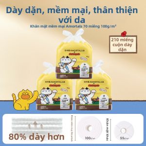 AMORTALS | Khăn Rửa Mặt Dày Loại Cuộn Sử Dụng Một Lần