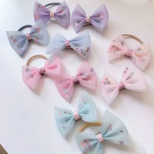 Jepit Rambut Korea Anak Perempuan 1 Set 2 Pcs Pita Manik Lucu Aksesoris Hiasan Jepitan Rambut AK154