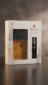 Avon Black Suede Eau De Toilette 100mL and Perfumed Rollette 9mL Holiday Gift Set