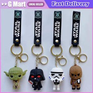 Star Wars Yoda Chuba Keychain for Women Men Fans Backpack Bag Accessories Gifts