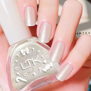 Pearl White Gold Glitter Long-lasting Waterproof Peel-off Free Quick-drying Nail Polish