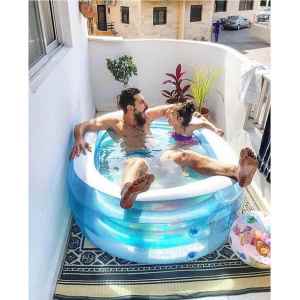 AOBIXIONG | Family Inflatable Water Play Pool with Slide