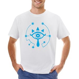 Bandai | Men T Shirt Women Tee Boys Girls Top Adults Children Parent Child Cotton kid Tshirts Zelda Breath of the Wild Sheikah Eye Logo