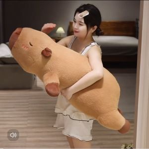 Plush toy Capybara pillow for girls to sleep with capybara leg clamp doll birthday gift D-224A