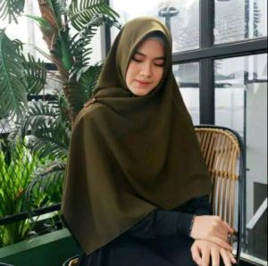 TERMURAH Jilbab Segi Empat Wolfis 130 x 130 / Jilbab Segi Empat Wolfis Syari