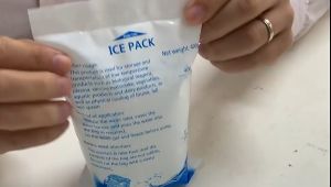 ถุงเจลเย็น 400 ml. น้ำแข็งแห้ง เจลทำความเย็น เจลเย็นแช่แข็ง เจลเก็บความเย็น น้ำแข็งเทียม Ice Pack Ice Gel