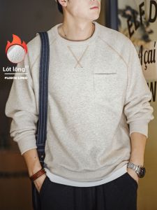 MADEN | Heavyweight Retro Cowl Collar Fleece Warm Leisure Sports Sweatshirt