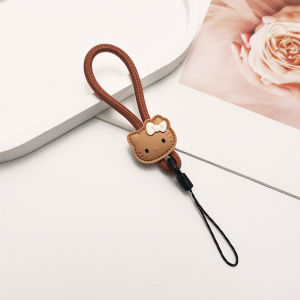 Cute Bear Finger Ring Phone Strap Short Version Creative Womens Style Adjustable Keychain Lanyard Pendant Universal Phone Chain