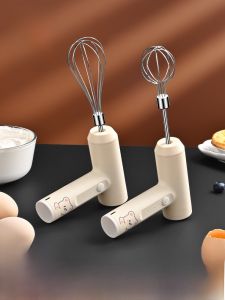 Wireless Electric Egg Beater Cream Whisk Quiet Home Baking Special with Storage Box Egg Beater Kitchen Tool by Bomans