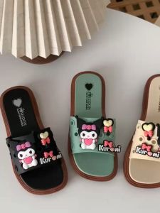 Sweet Shape Pumpkin Cartoon Flip Flops Rubber Slippers for Kids Girls