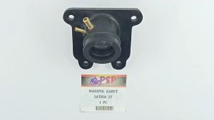 Manipol SATRIA 2 TAK (PSP) - Insulator Karet Manifold Intake Intek Leher Karbu OLD LUMBA / NEW HIU