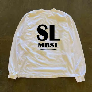 Long Sleeve American Style T-Shirt 310 Pure Cotton Double Thread Womens Loose Fit Printed Tee Mens Casual Cotton Top