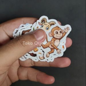 Stiker Hewan Chibi Isi 20 Pcs: Desain Lucu Untuk Dekorasi Anak