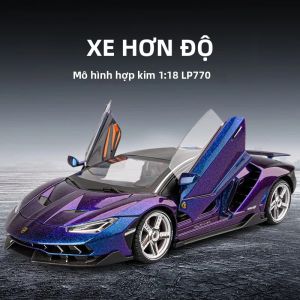 Mô Hình Xe Đồ Chơi Tỷ Lệ 1:18 LP770 Có Đèn Và Hiệu Ứng Âm Thanh Làm Bằng Kim Loại Đúc Dành Cho Bé Trai Vật Trang Trí Trong Nhà Đồ Sưu Tầm