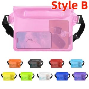 High Waterproof Sealing Swimming Bag Large Size Transparent Underwater Dry Protection Bag For iphone mobile phone pouch