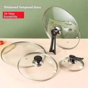 LUOCHENG | Heat Resistant Tempered Glass Universal Pot Lid 32cm