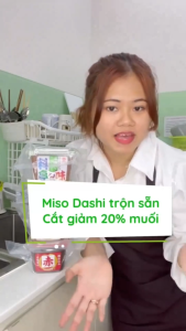 Miso Dashi trộn sẵn Marukome (không Beni-koji cắt giảm 20% muối) 375g - Hachi Hachi Japan Shop