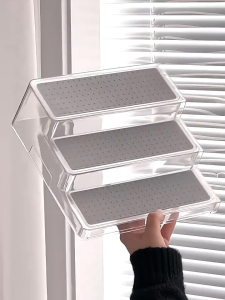 Perfume Rack Organizer Expandable Display Rack Storage Shelf Holder Makeup Organizer Dessert Cake Display