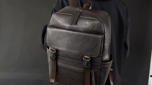 GLADIO Tas Ransel GLD055B5 Kulit Kren Jaxi Fashion Remaja Terbaru Terbaru Korea Hitam Casual