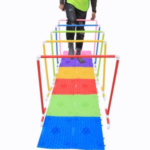 60cm Hurdles Crossbar Team Building Outdoor Games Diy Assembly In Seconds Kids School Obstacle Course Skate Race Sport Toys