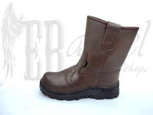 Sepatu Safety Proyek Kulit Ref Kruser Texas Brown