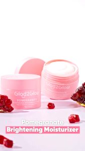 Glad2Glow Pelembab Wajah Pomegranate 5% Niacinamide Brightening Moisturizer