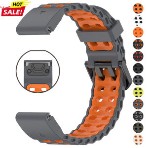22mm 26mm Silicone Strap For Garmin Fenix 8 47mm 51mm 7X/Instinct 3 2X/D2 Mach 2 Replacement Watch band For Tactix 8 7/Enduro 3