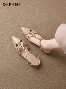 Daphne | Pointed Toe Rivet Comfortable Summer High Heels