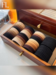 Durable Elastic Hair Ties for Women Adult Hair Bands High Ponytail Holder Fashionable Korean Style Hair Accessories for Summer