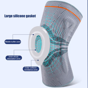 1/2PCS Compression Knee Brace for Women Men – Patella Gel Pads & Side Stabilizers – Knee Sleeve for Running Workout & Arthritis