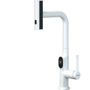 BESTH | Precision Copper Kitchen Faucet Cold and Hot 3-Levels Retractable Swivel