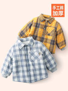 Thickened Pure Cotton Baby Coat Inner Wear Childrens Winter Clothes Boys Winter Outfit Cotton Padded Coat for Toddlers And Infants