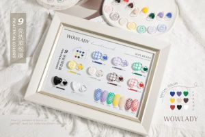 9-Color Set Nail Art Gel Kit Professional Manicure Shop Washless Full Set White Black Line Gel Nail Art Painting Tools