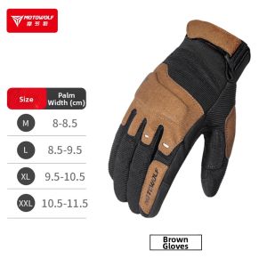 Motowolf | All-Season Retro Protective Breathable Motorcycle Gloves