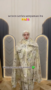 Mukena Dewasa armany exclusive grade A yellow | Dagu Jersey & Karet | Sereen Series zanora