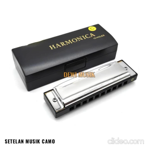 MUSIK HARMONIKA EASTTOP 20 TONES BLUES 10 LUBANG KUNCI C A G AM868 / HARMONICA (SC2739)