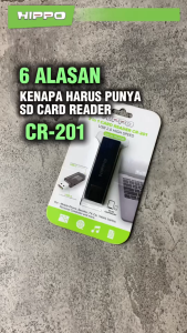 Hippo Card Reader CR-201 USB A & C 2.0 to SD-TF-Card