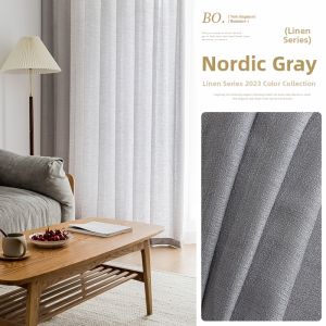 ORIENTAL LAN | Elegant See-Through Light Luxury French Style Curtain