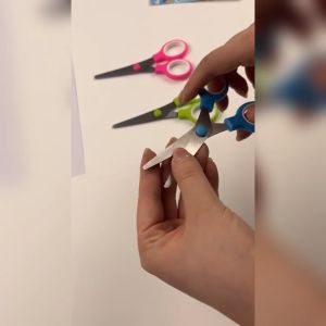 Kids High Quality Cute Stationery School Student Paper Cutting Scissors For Kids