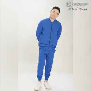 Scrub Suit Jacket KSSJ-01 Full Zipper Knitted Jacket by KAIZEN.PH