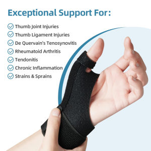 1pc Thumb Splint Brace - Reversible Thumb & Wrist Stabilizer Splint for BlackBerry Thumb Trigger Finger Arthritis Tendonitis