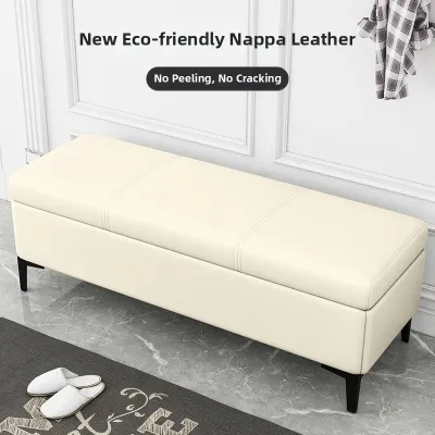 Multi-functional Storage Bench Light Luxury Simple Shoe Change Stool