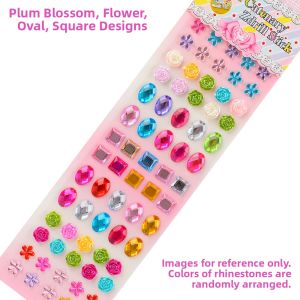 DAXIANTONGXIN | Shiny Gem Princess DIY 3D Makeup Decorative Stickers