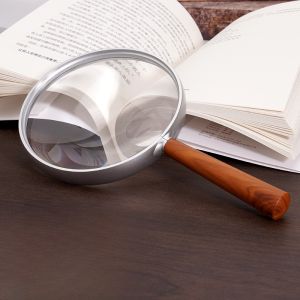 High Definition Magnifying Glass 1000x Handheld for Reading Books High Magnification Verification for Students And Elderly