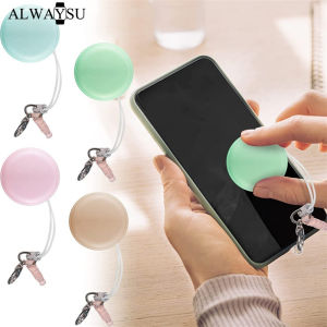 Romantic Candy Color Round Shape Cleaning Wipe Mobile Phone Screen Wipe Glasses Cleaner Multifunction Cleaning Tools Phone Charms