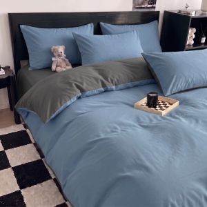 Kiss Dear | Simple Pure Cotton Bedding Set Four-Piece