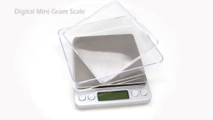3KG/0.1g Kitchen Scale Weighing Scales Digital Bake Bakery Food Diet Weighing Scales with 2Pcs Scale Trays