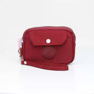 DEOBAGS Pioma Button Dompet Kartu 2 Reslecting kartu Nylon Anti Air